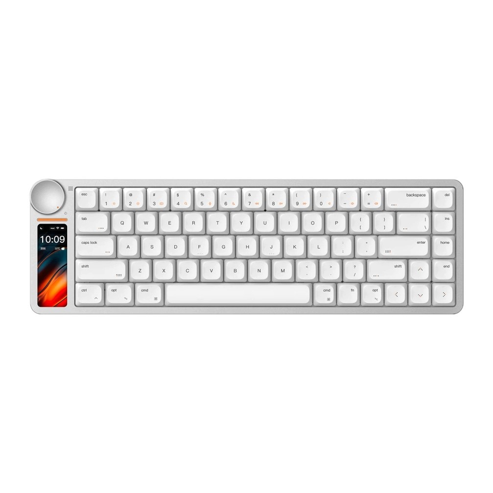 Akko Linx68 Nízkoprofilová hliníková mechanická klávesnica s obrazovkou Whit