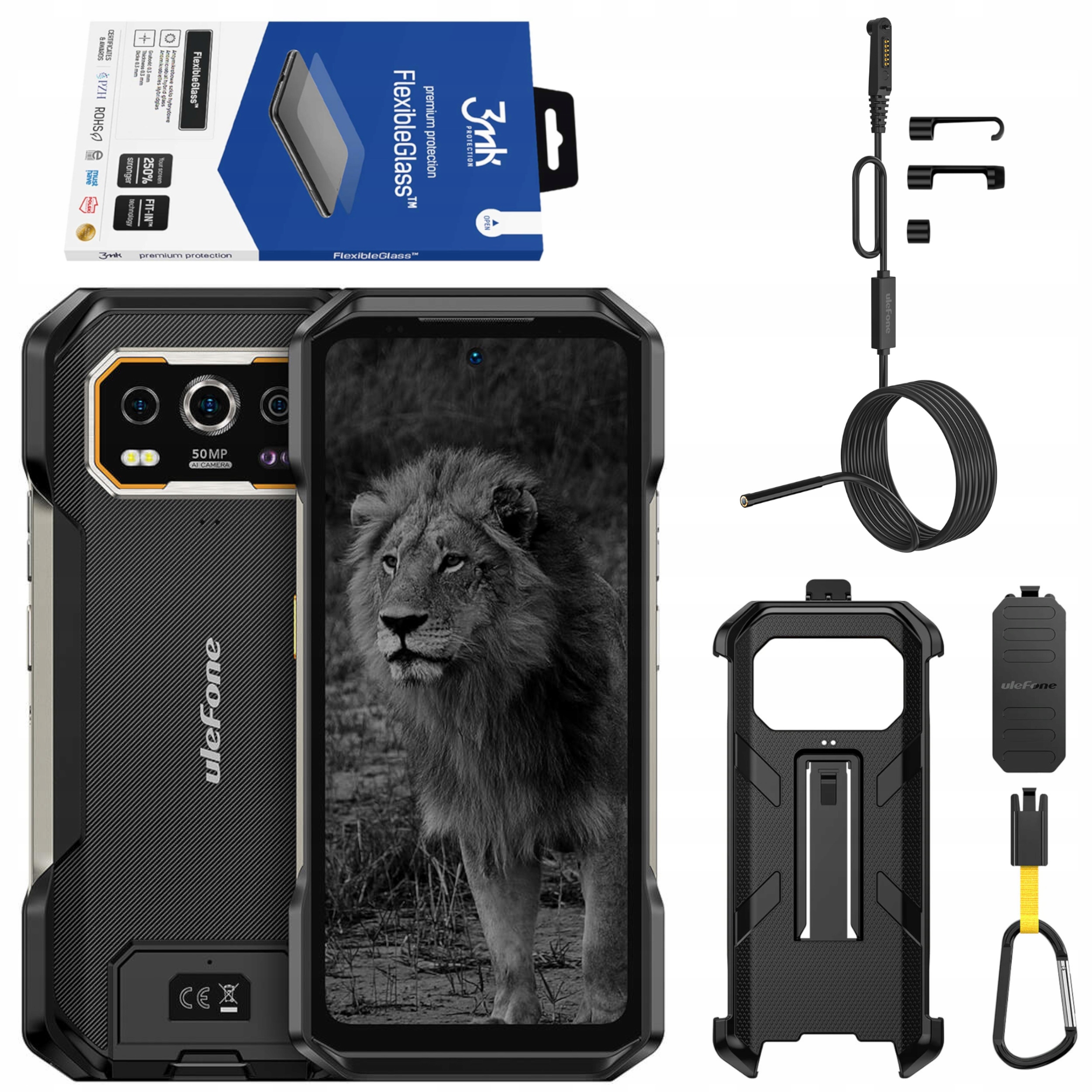 Smartfon Ulefone Armor 27 Pro 5G 12GB/256GB Etui Szkło Endoskop EC02