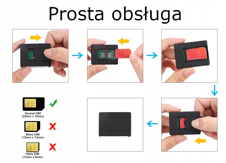 Podsłuch GSM SIM N9 ORYGINALNY aktywacja głosem Kod producenta N2
