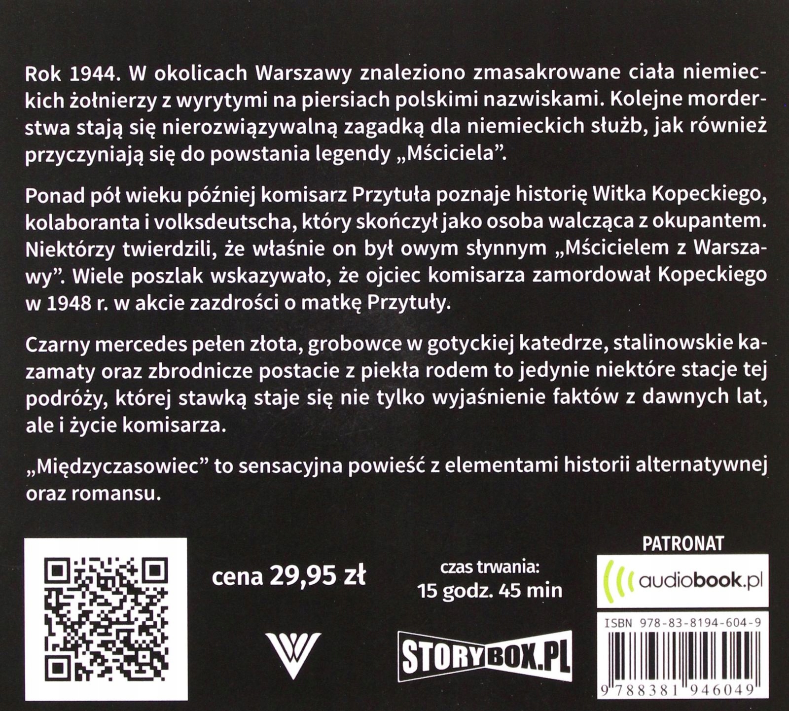 MIĘDZYCZASOWIEC - TOMASZ MRÓZ [AUDIOBOOK] Stan opakowania oryginalne