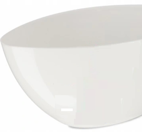 DONICZKA OSŁONKA /ŁÓDKA BIAŁA Z POŁYSKIEM - KOLORY Szerokość produktu 13 cm