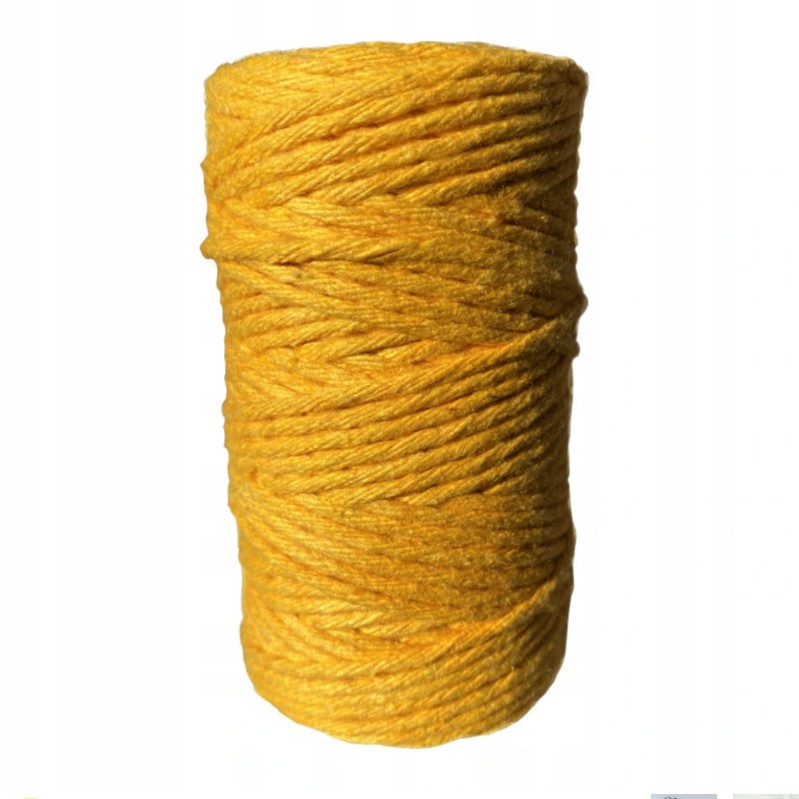 

Sznurek pakowy jutowy 30g 15m żółty sznurek 2mm