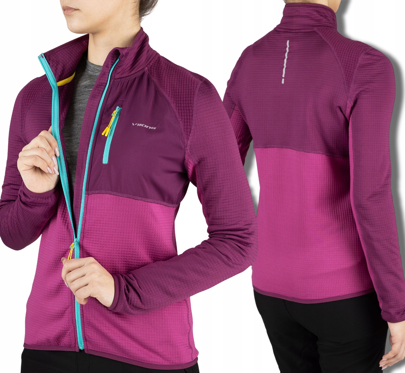 Viking Midland mikina fialová