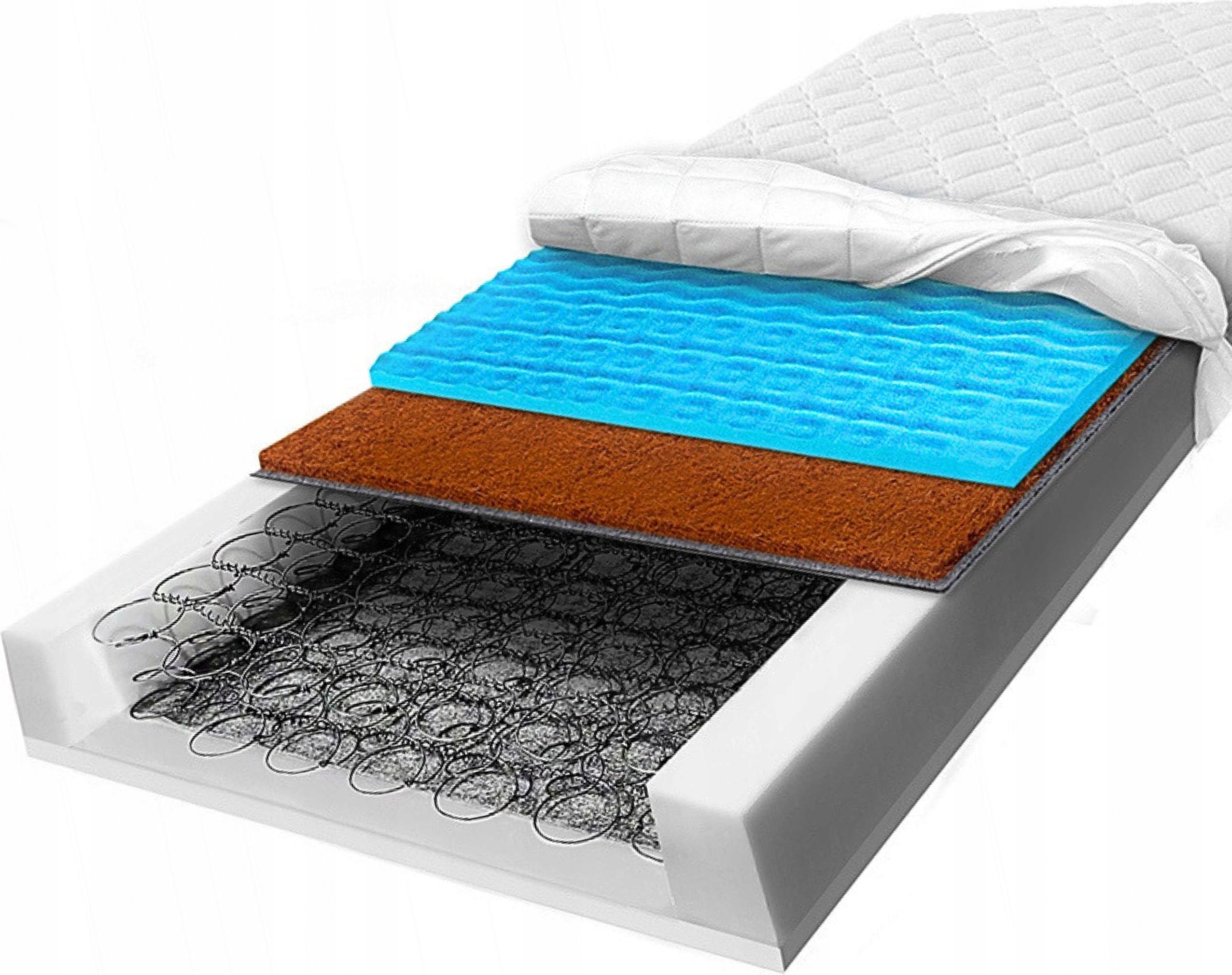 Pružinový matrac Bonnell 90x180 kokosový masážny kontúrový Hr 19cm H3 H4