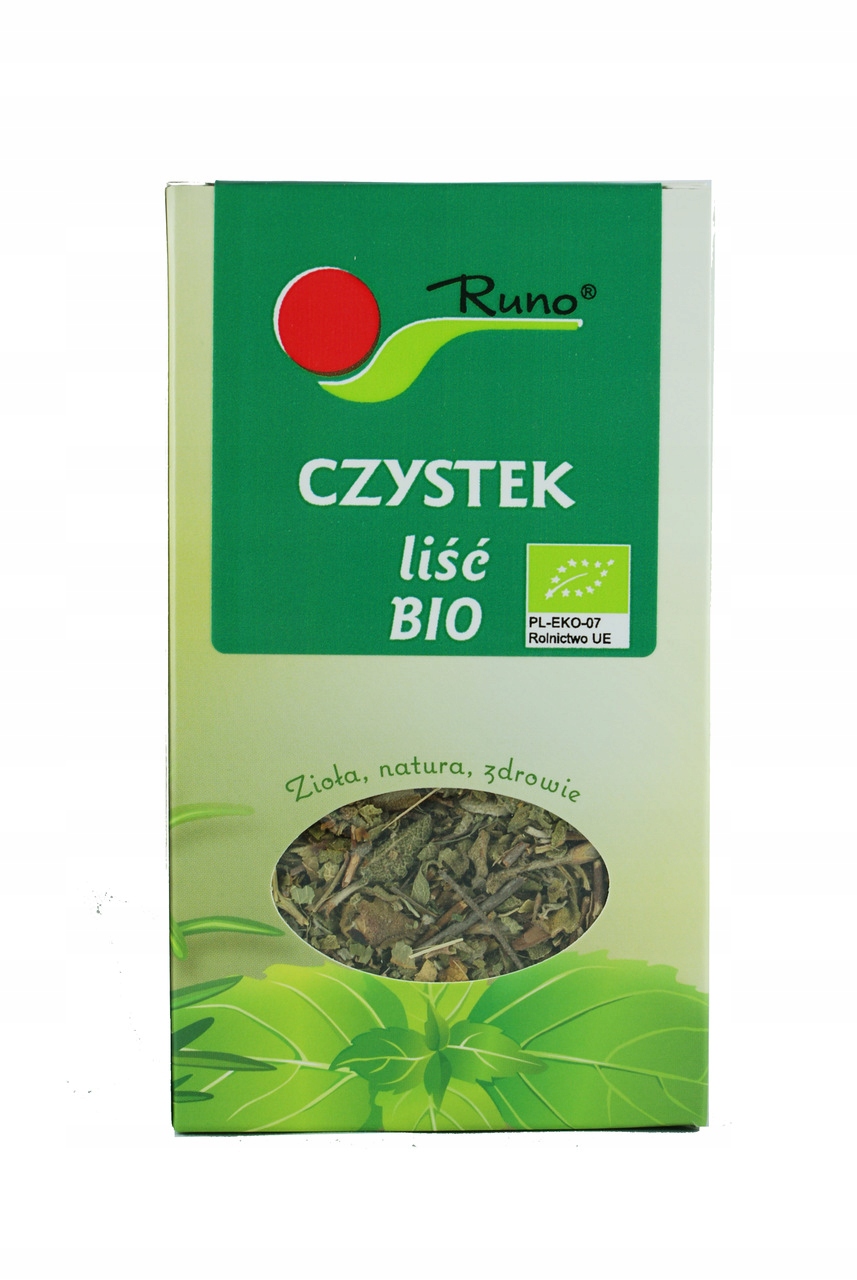 

Ekologiczny czystek liść Bio 50g certyfikat Eko