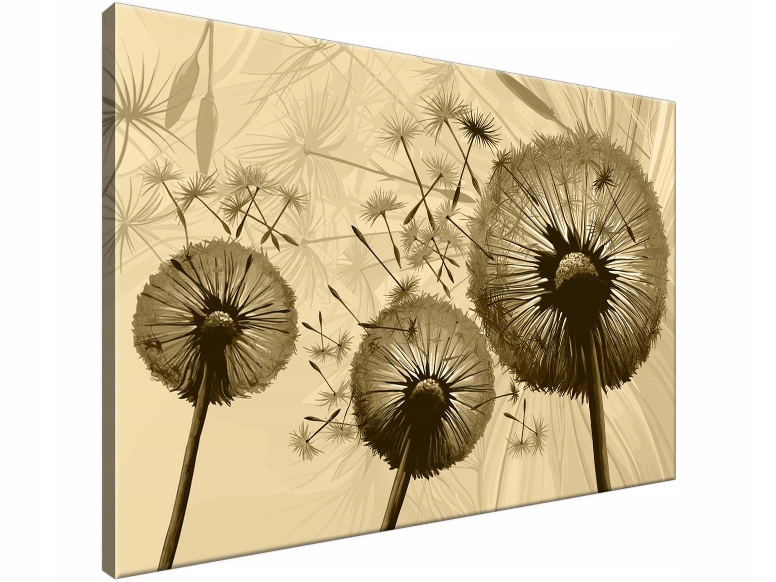 

Obraz drukowany Dmuchawce na kremowym tle 90x60 hi