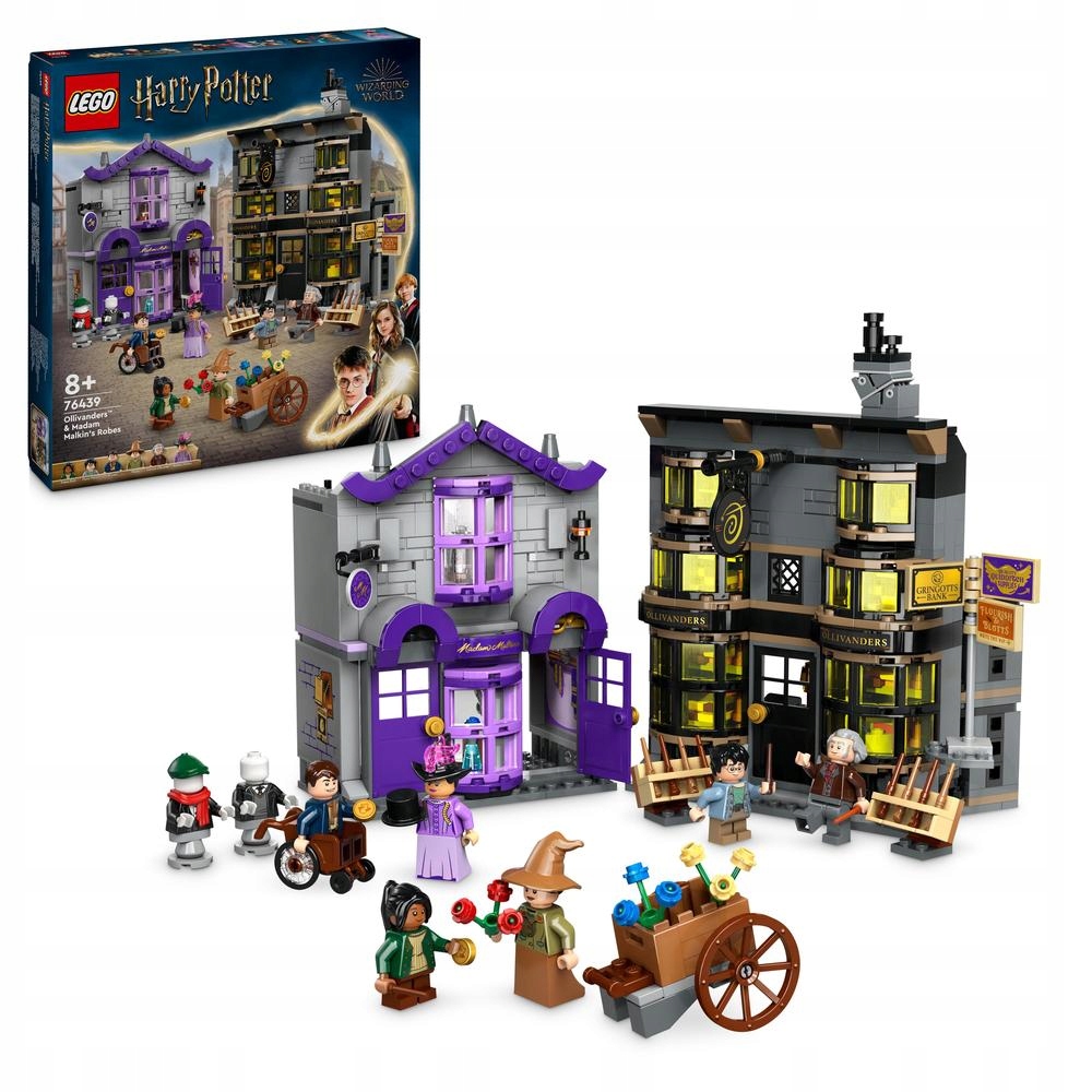Lego Harry Potter 76439 Ollivanderův obchod a Obchod madame Malkinové
