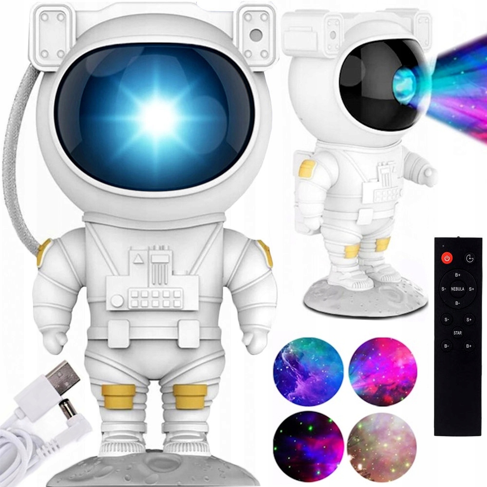 

Lampka Nocna Projektor Gwiazd Astronauta Na Pilot
