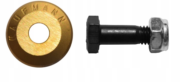 KAUFMANN KÓŁKO TNĄCE 22MM DO TOPLINE TYTANOWE + OŚKA ZESTAW
