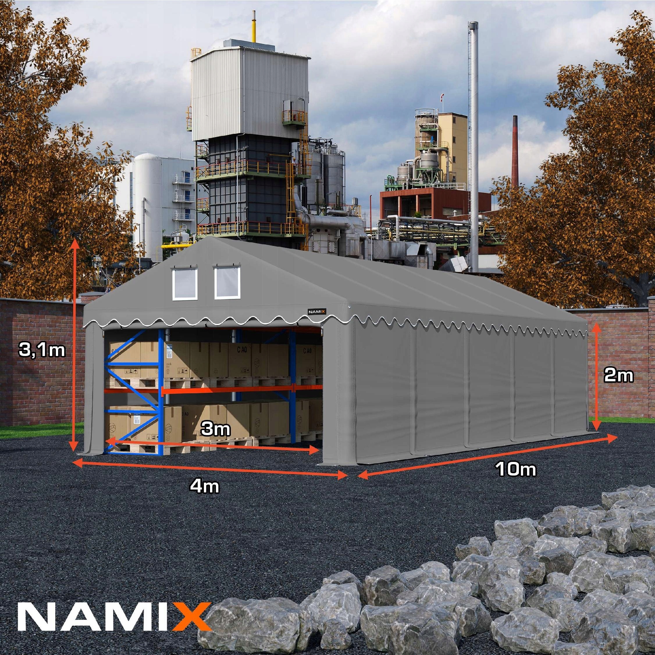 Намет КОМФОРТ 4х10 РІЗНІ КОЛЬОРИ Виробник НАМІКС