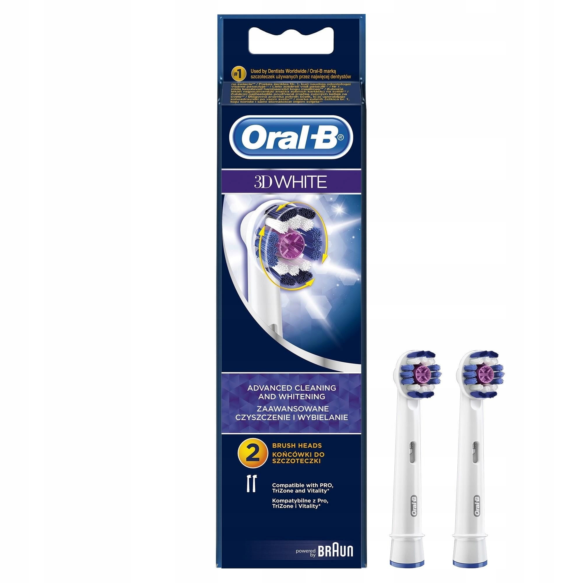 

Oral-B Braun 3D White końcówki do szczoteczki