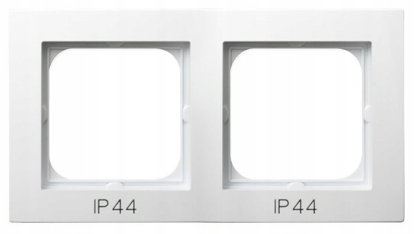 

As Ramka podwójna do łączników IP-44 Biały