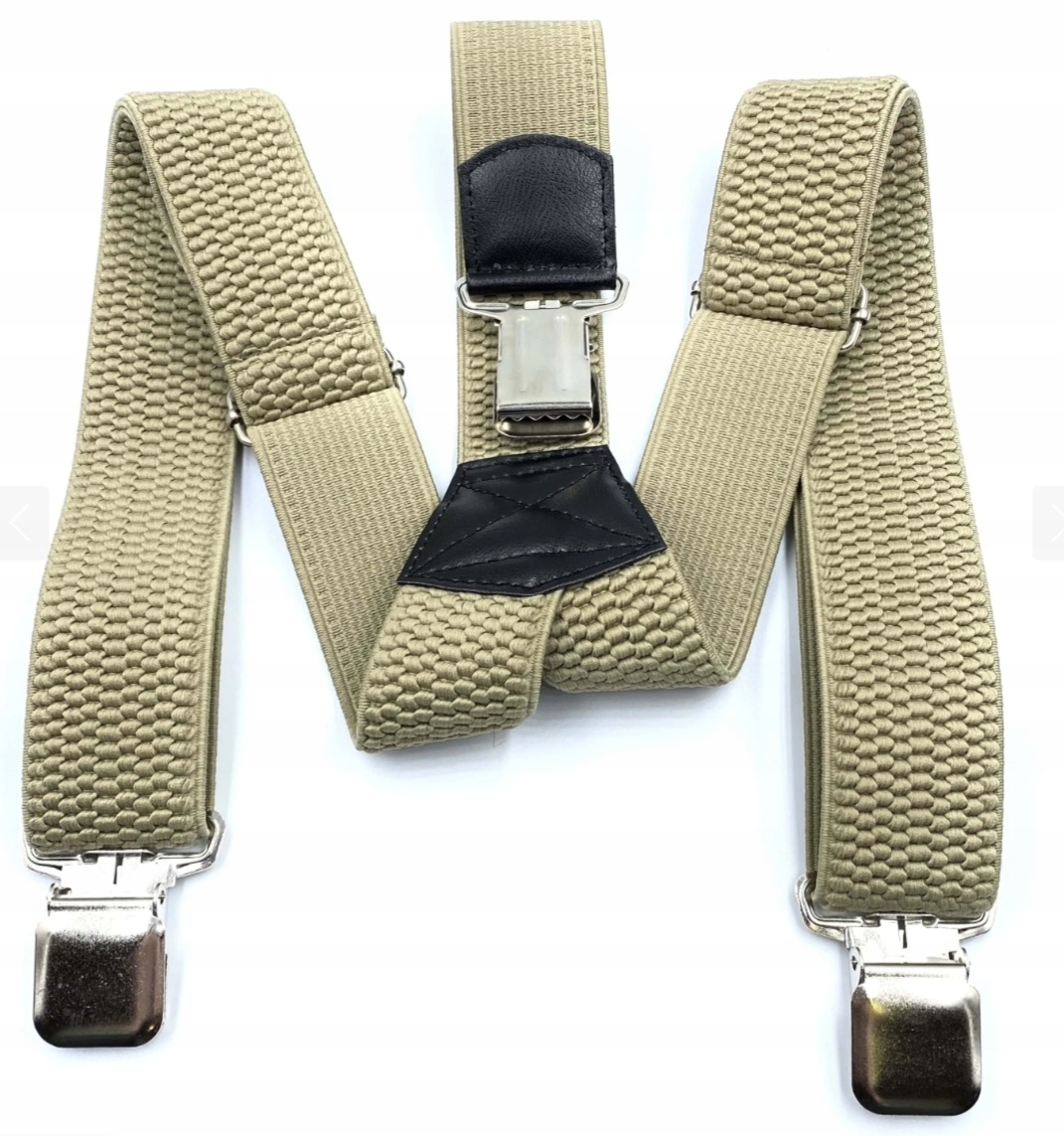 SZELKI MĘSKIE *** BEŻOWE * JASNY BRĄŻ *** PROMOCJA *** ROZMIAR UNIWERSALNY