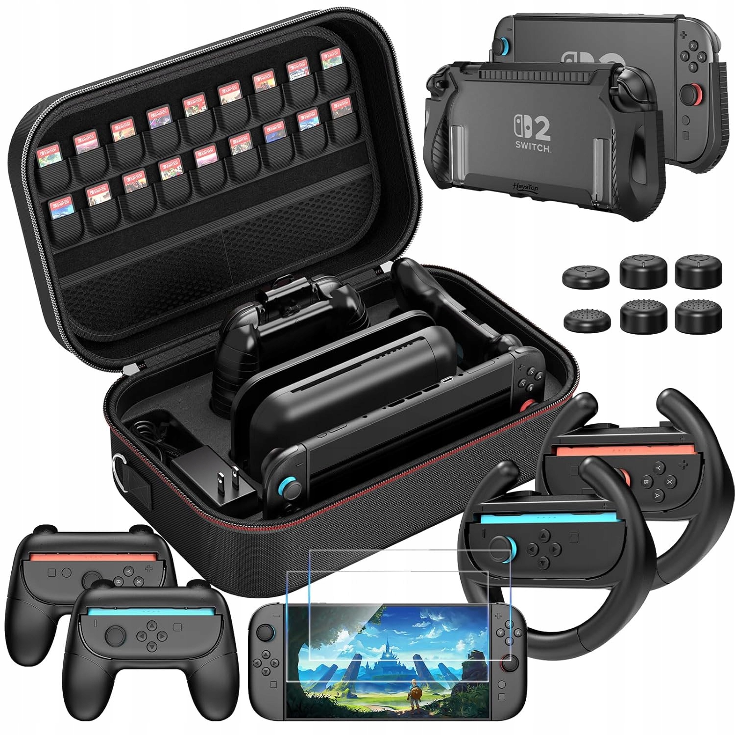Etui HEYSTOP do Nintendo Switch 2 Accessory Bundle