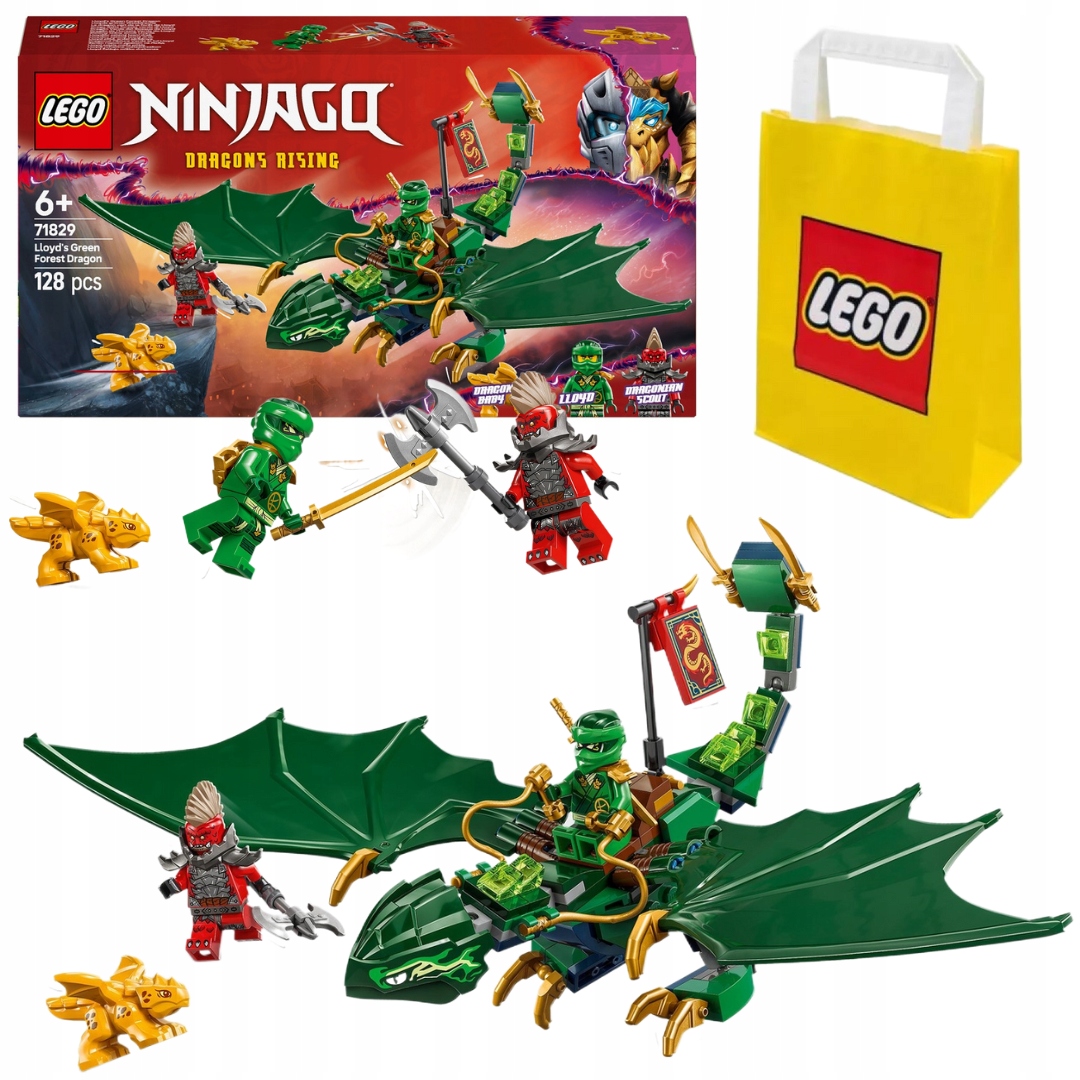 Lego Ninjago Zielony leśny smok Lloyda Toba Lego Na Gwiazdkę