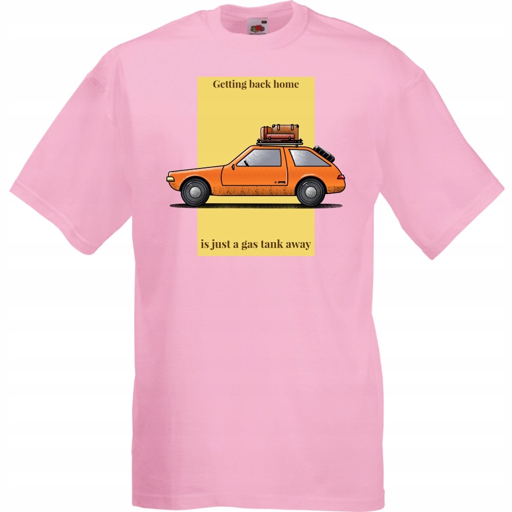 

Koszulka auto samochód oldschool XL różowa