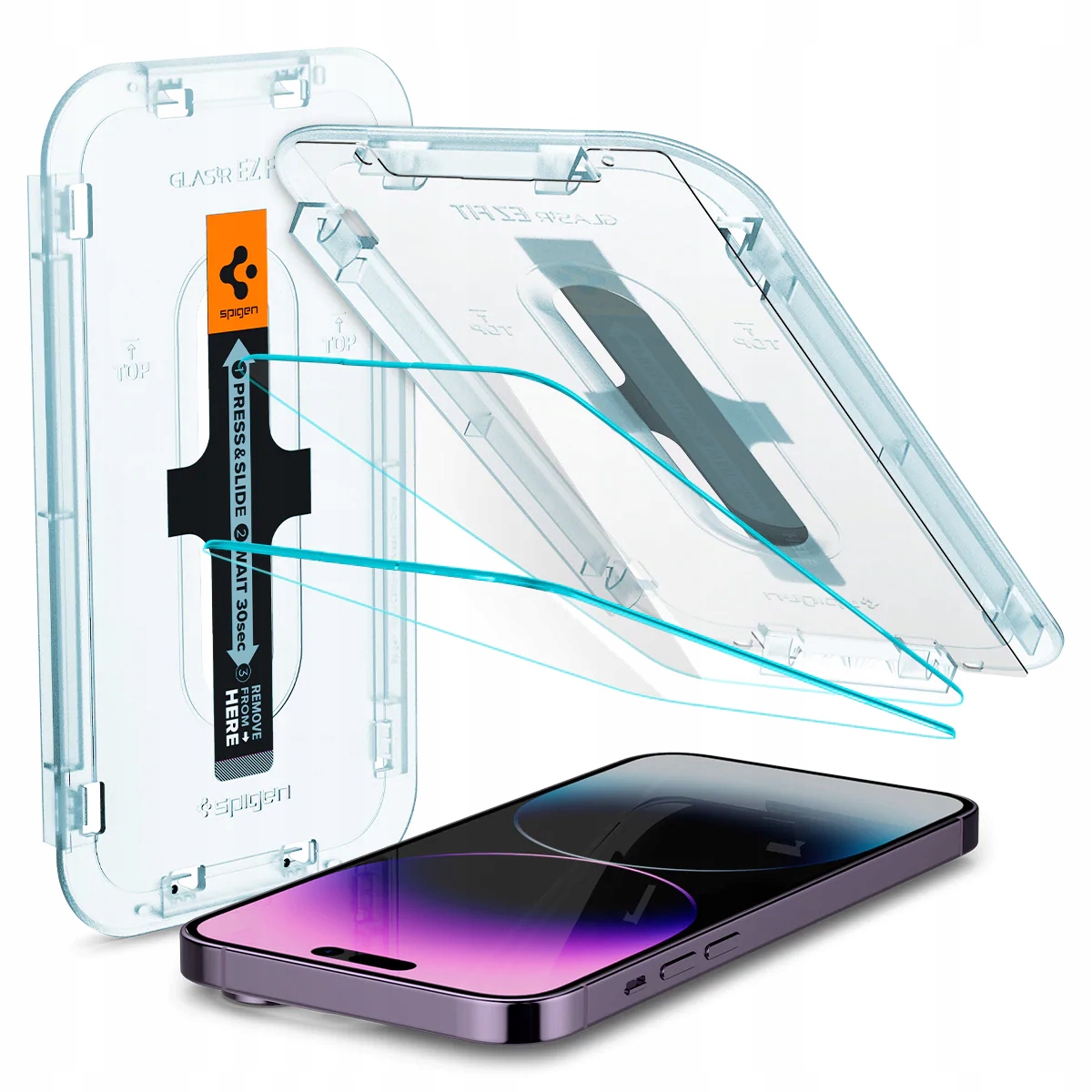 

Szkło Spigen Glas.TR Ez Fit iPhone 14 Pro 2szt