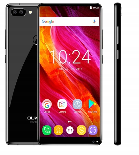 Oukitel Mix 2 černý 6/64GB, Lte, otisk, dual foto, záruka 25 měsíců, servis