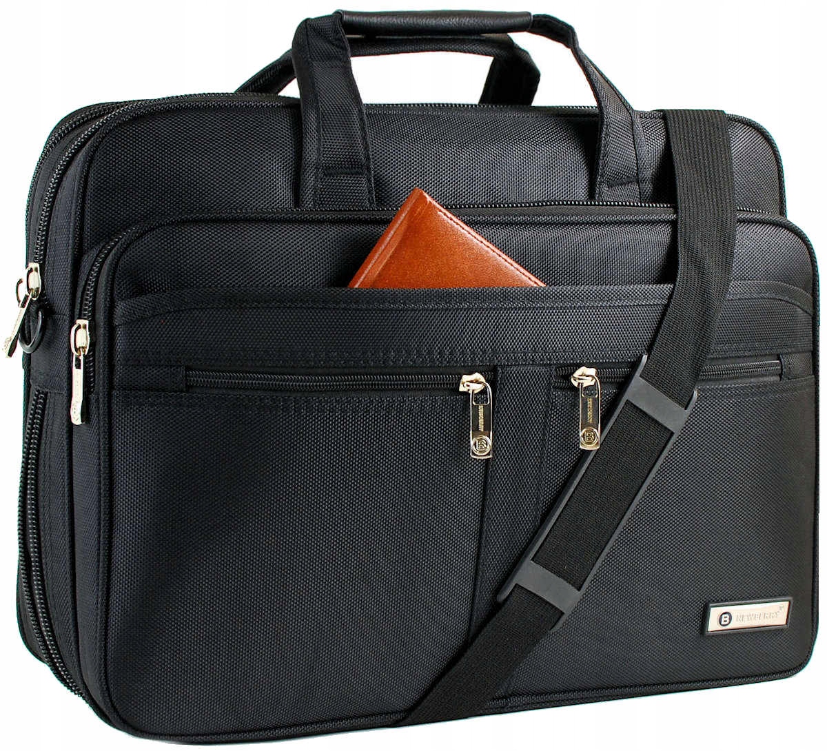 Torba męska na Laptop 15,6'' z paskiem pojemna