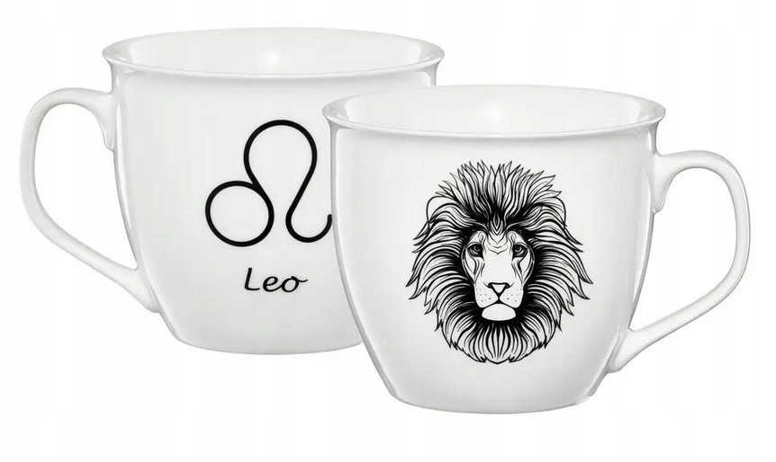 

Kubek porcelanowy Ambition znaki Zodiaku Lew 550ML