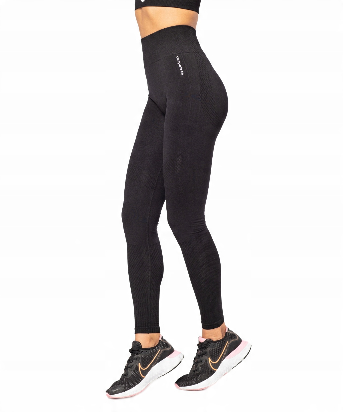 

Legginsy damskie czarne wysoki stan bezszwowe S