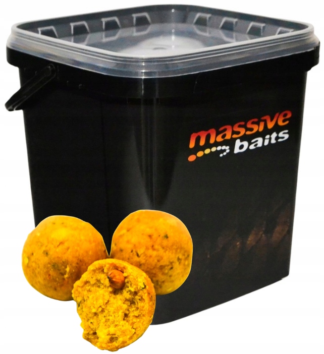 Kulki Massive Baits Eco 18mm 3kg Banana Wiadro