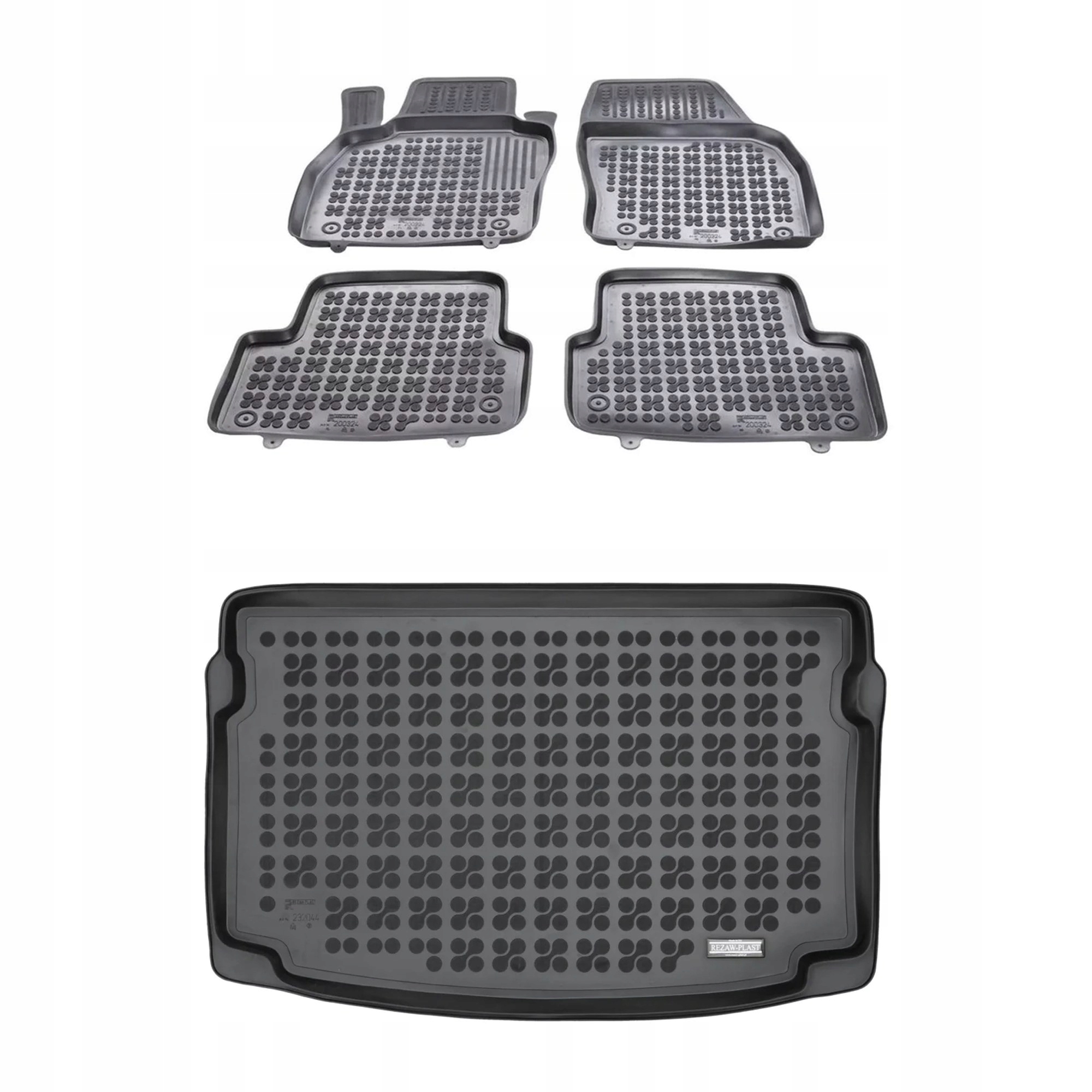 Gumová sada koberčekov a rohoží Audi A1 II Gb od roku 2019, jedna podlaha batožinového priestoru