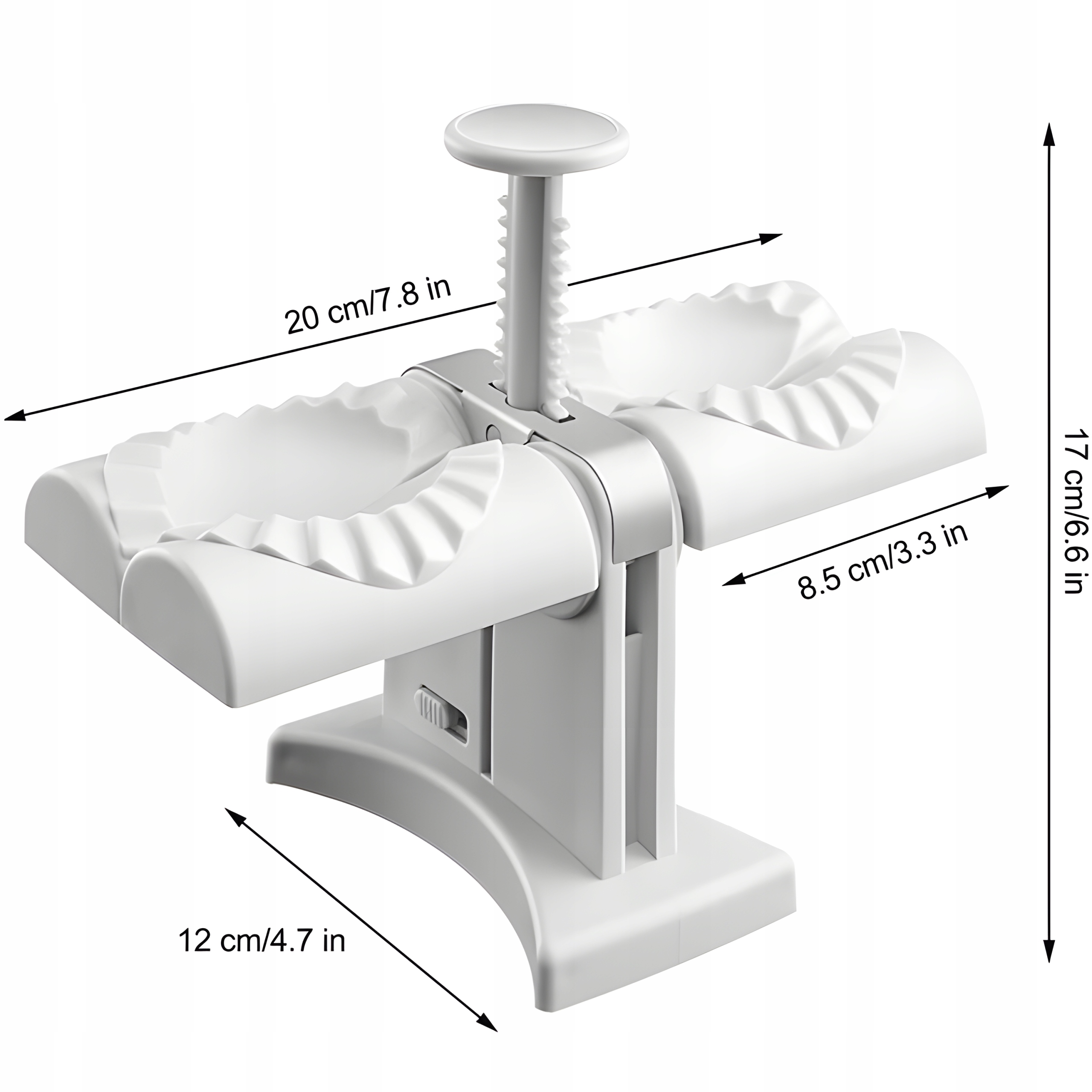 FORMA MASZYNKA DO ROBIENIA LEPIENIA PIEROGÓW PIEROŻNICA PIEROGARKA PODWÓJNA EAN (GTIN) 5903822629556