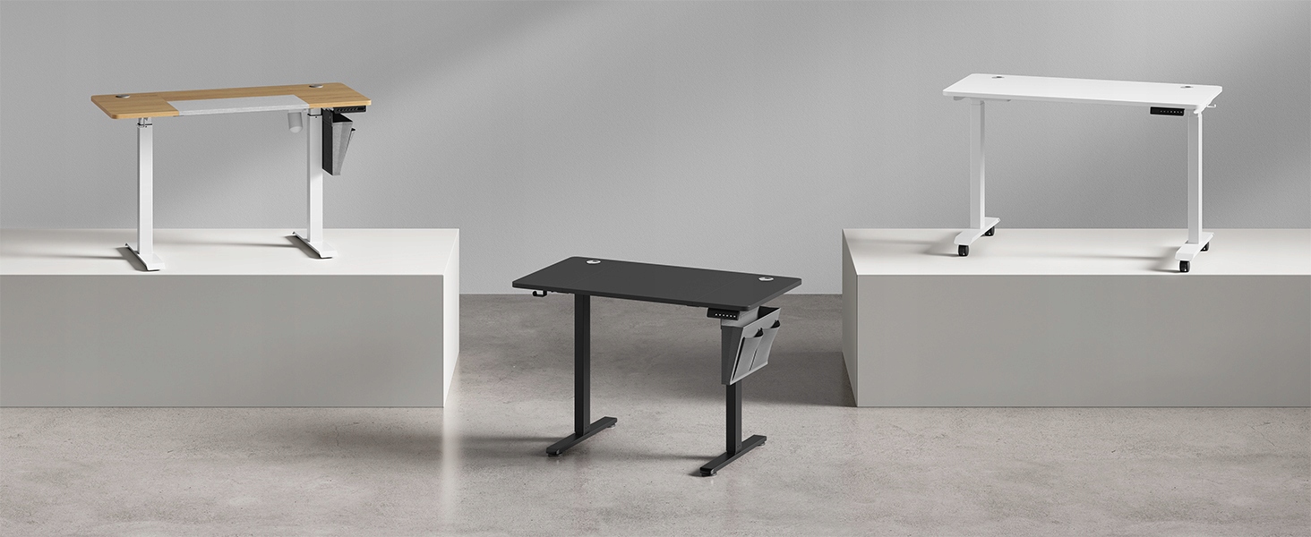 Obdĺžnikový písací stôl Songmics 110 x 60 x 120 cm, čierny