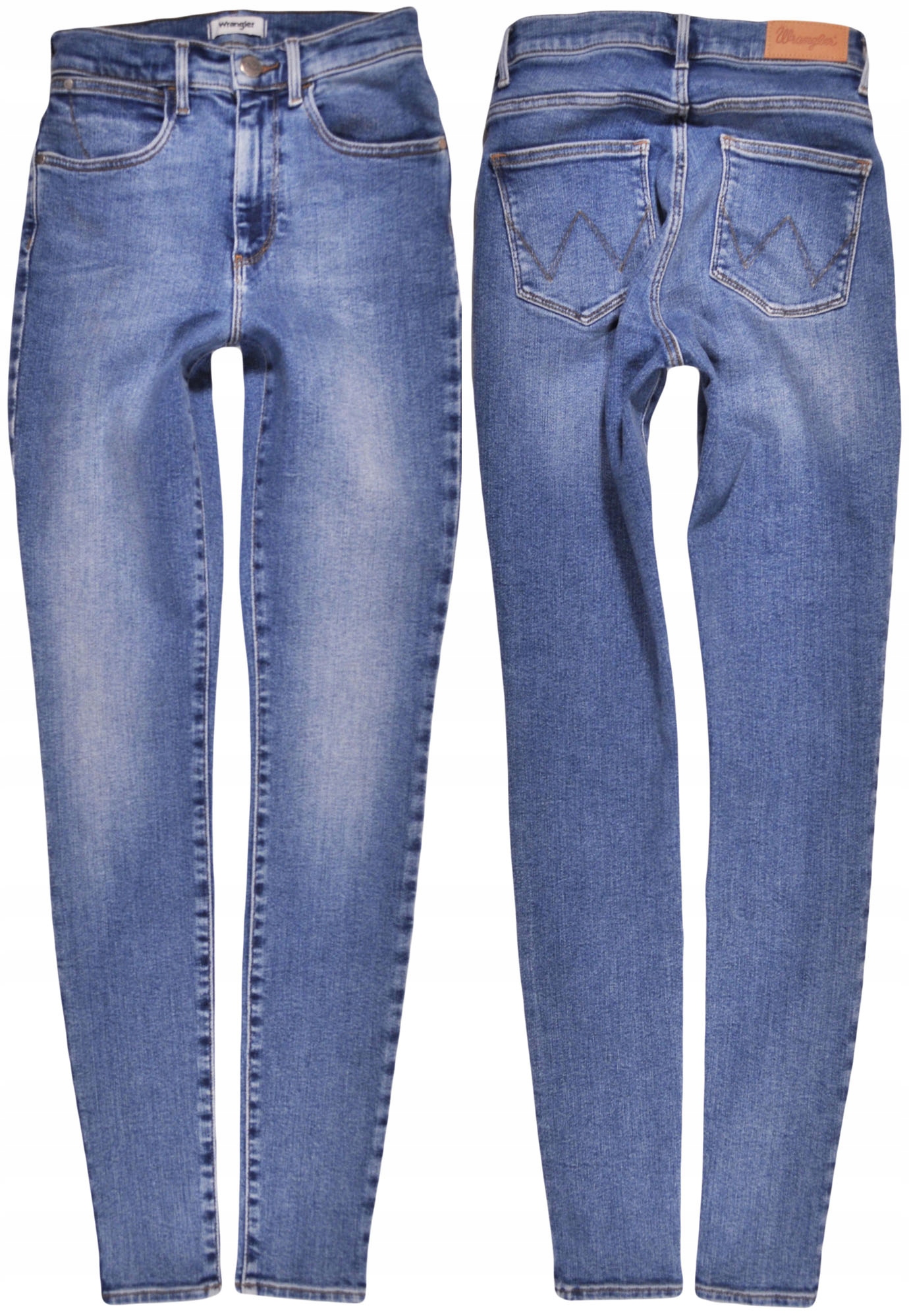 Wrangler kalhoty Blue jeans High Rise Skinny W25 L32