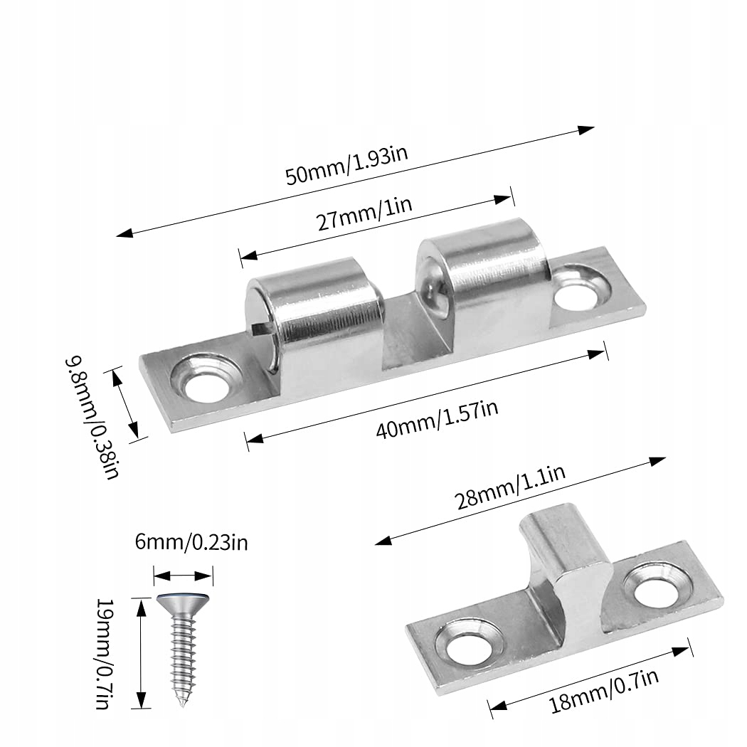 6SZT SZAFEK MEBLOWY PODWÓJNE PIŁEK ZAMEK ZATRZASK Marka inna