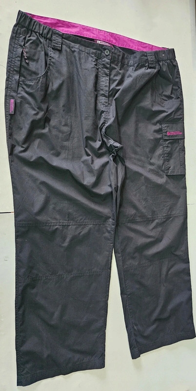 Mountain spodnie czarne trekkingowe maxi 48 Płeć kobieta