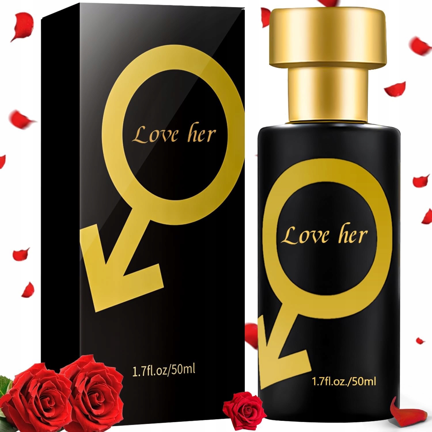 FEROMONY PERFUMY Z MOCNYMI FEROMONAMI MĘSKIMI LOVE HER 50ml. DŁUGOTRWAŁE
