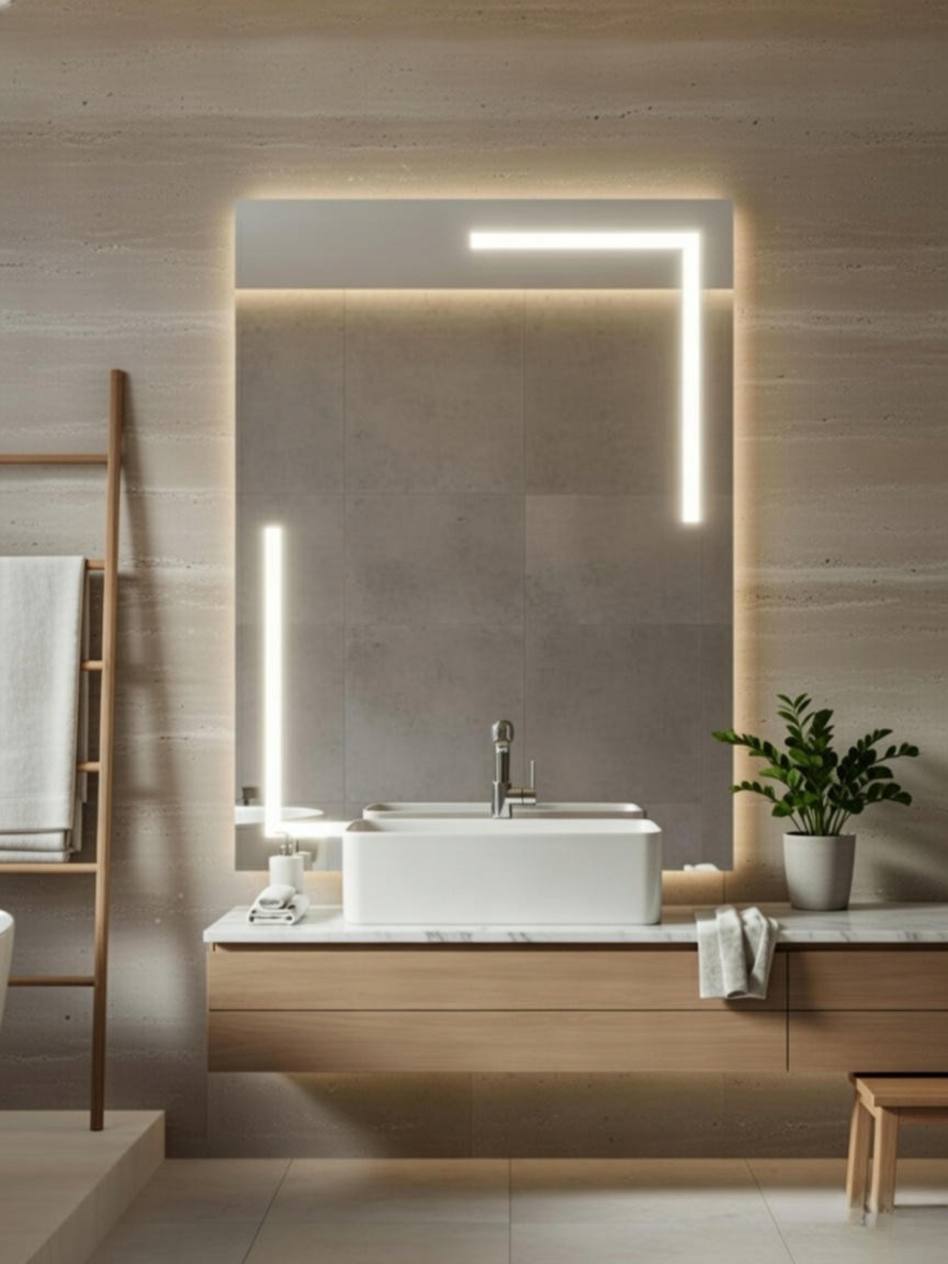 Led zrkadlo Via Lactea Kúpeľňové|Wł.Dot.| 70x70 cm |Farba 4000k Made in Pl