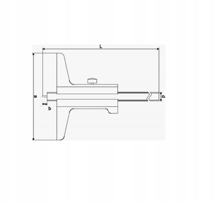 GŁĘBOKOŚCIOMIERZ ANALOGOWY MAGa 80 X 50 0.02 INOX Rodzaj analogowa