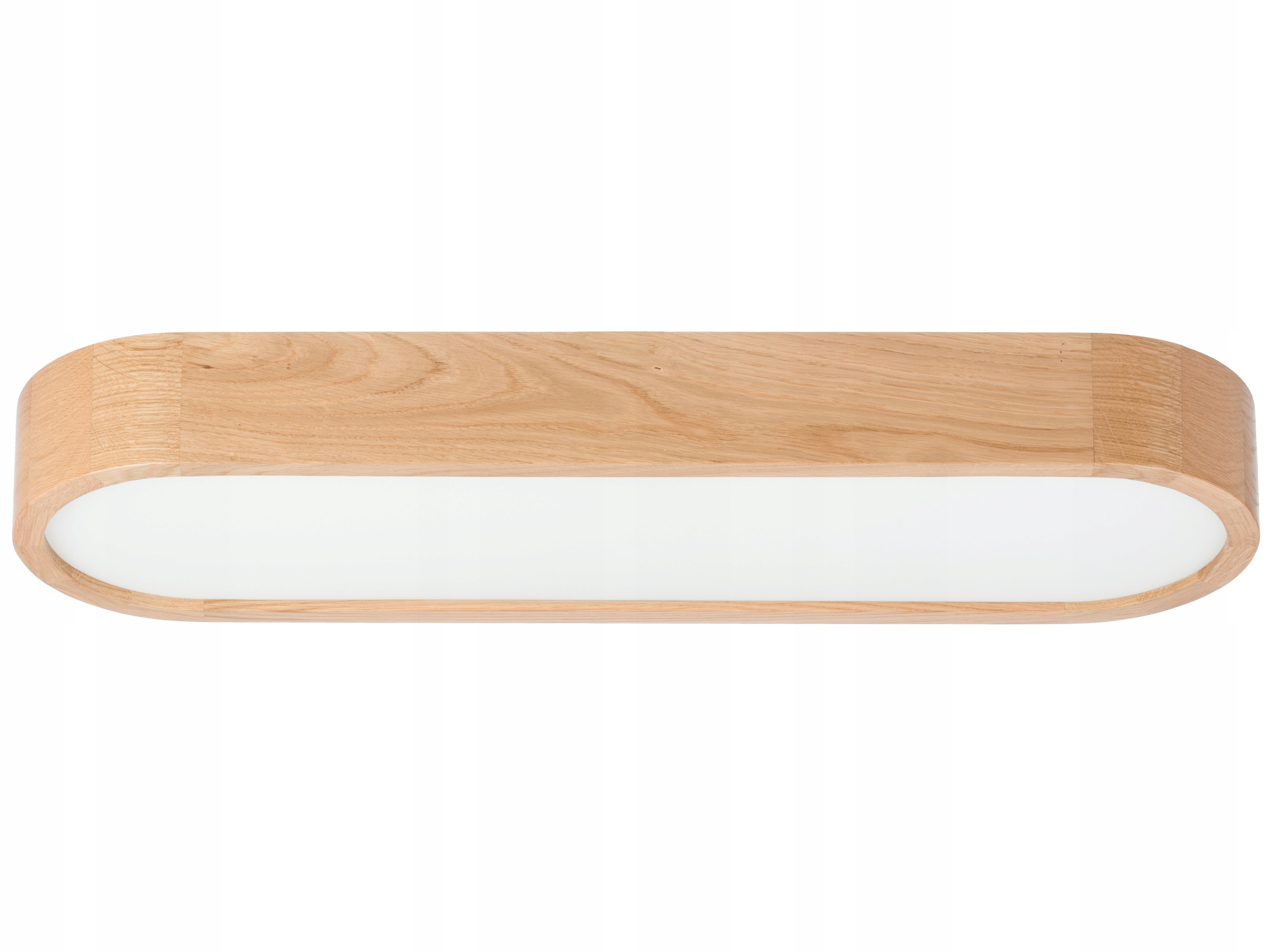Stropní svítidlo Leja ovál stropní svítidlo dřevo Dub 68x20 cm do obývacího pokoje kuchyně Stylová