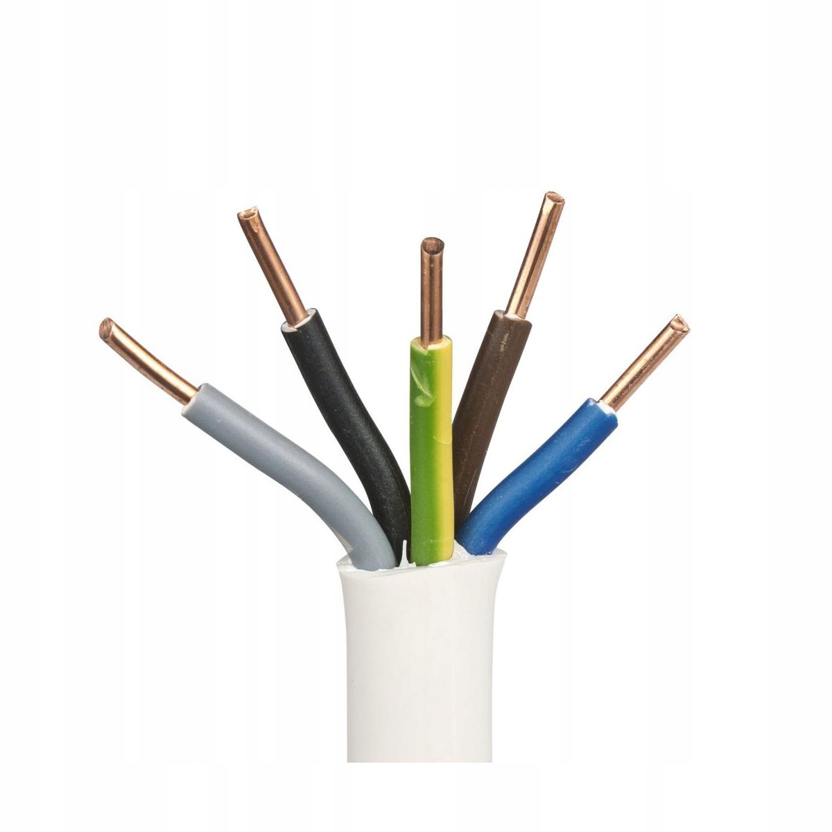 

Kabel Przewód Płaski Ydyp 5X4 Miedziany 450/750V 1