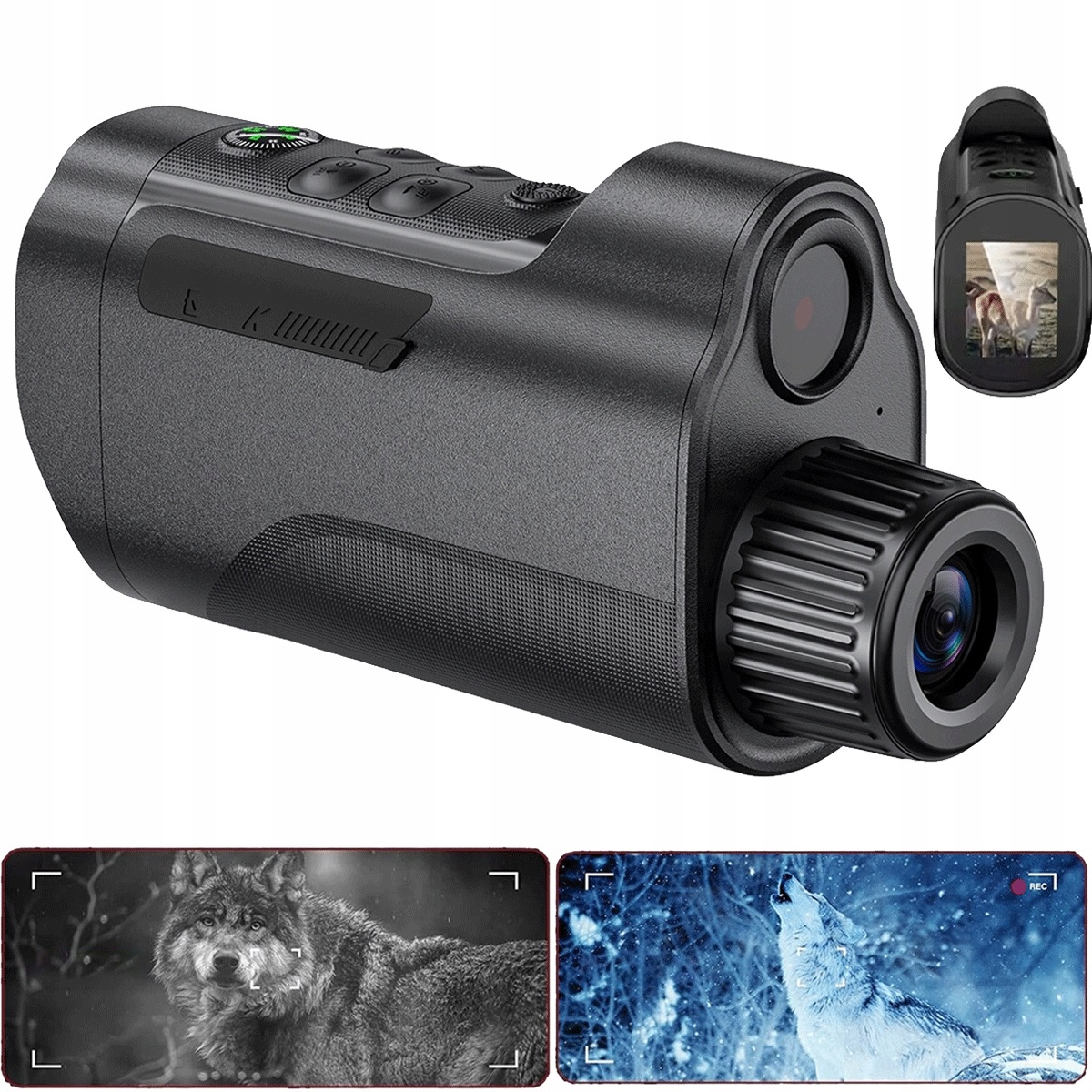 10 x Zvětšení Noční vidění s digitálním a optickým zoomem Černá jako Dárek