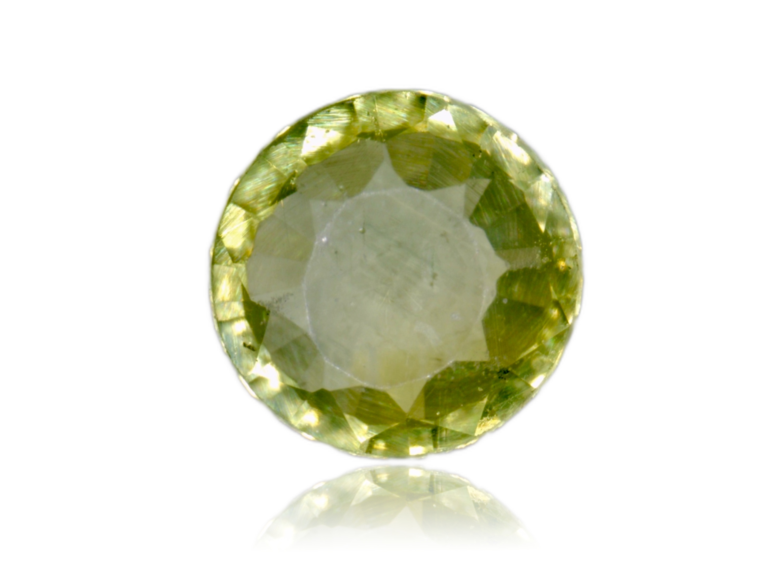 Safír 0.13ct Žlutý Kulatý eCertifikát Wbd