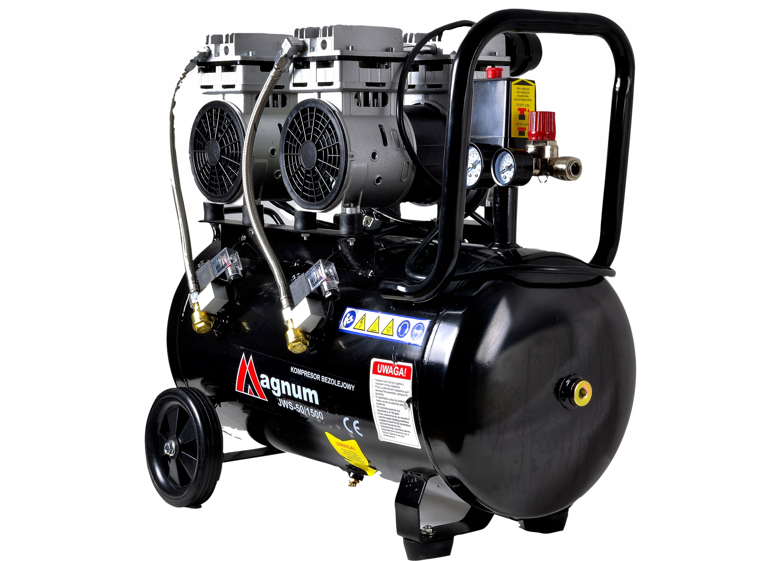 KOMPRESOR BEZOLEJOWY MAGNUM JWS-50 1500W 50L. Model JWS 50