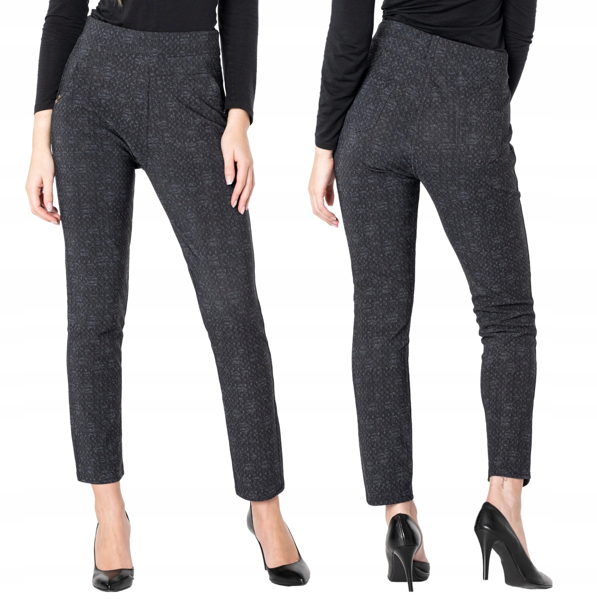 

Duże Spodnie Damskie Cygaretki Lind F827-1 3XL/4XL