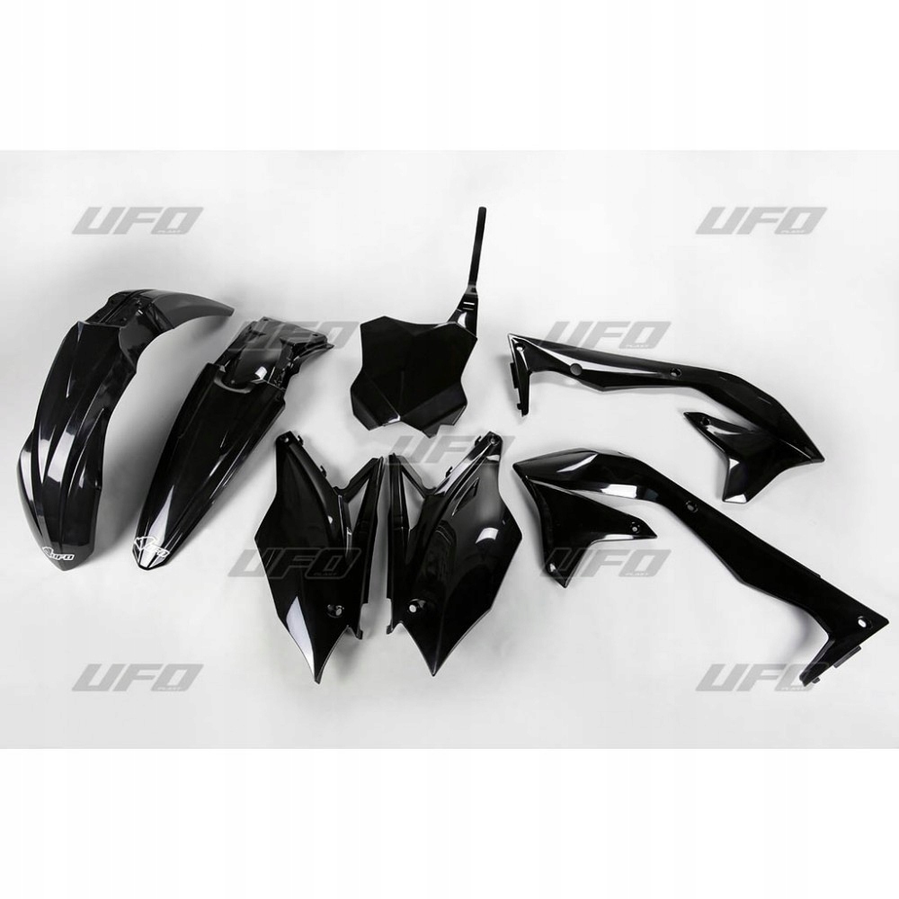 Ufo Sada Plastov Kawasaki Kxf 450 '18 Farba Čierna