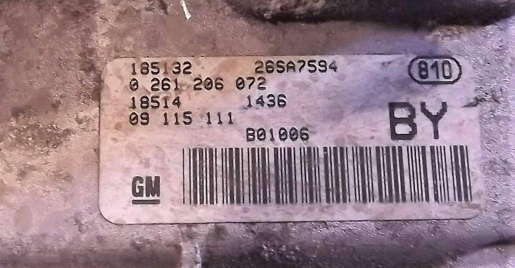 Centralina Motore 09115111 BY OPEL CORSA C 1.0