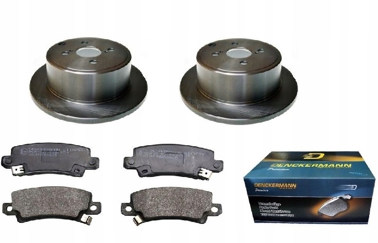 Kotouče Kostky Toyota Corolla E12 Zadní Sada 258 mm