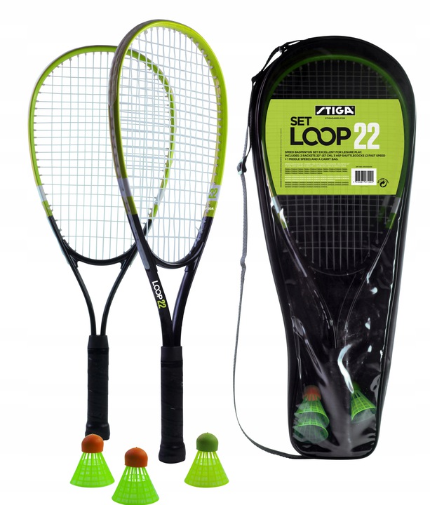 Badminton Speed Stiga Loop 22, sada pro kometu
