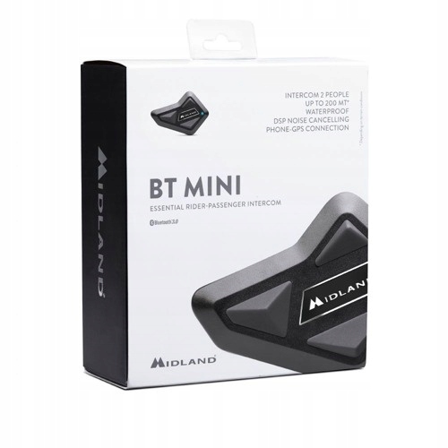 MIDLAND BT MINI SINGLE interkom motocyklowy na jeden kask C1410 Typ połączenia Bluetooth