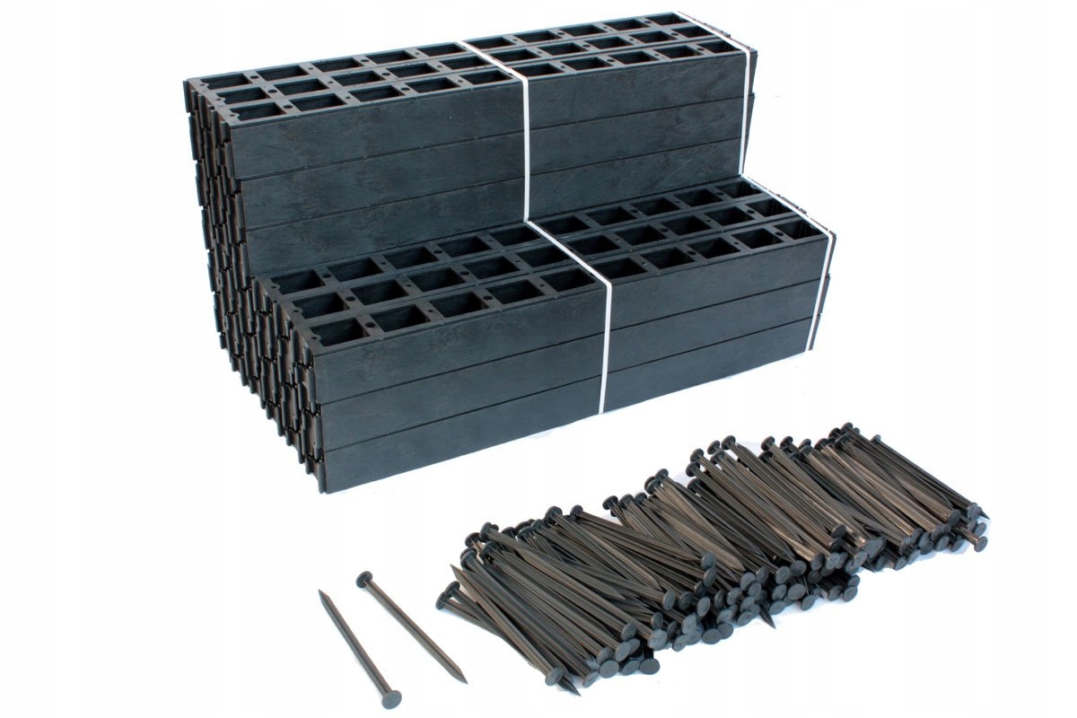 

54szt Obrzeże trawnikowe Eko-bord 78GRAND+162kotwy