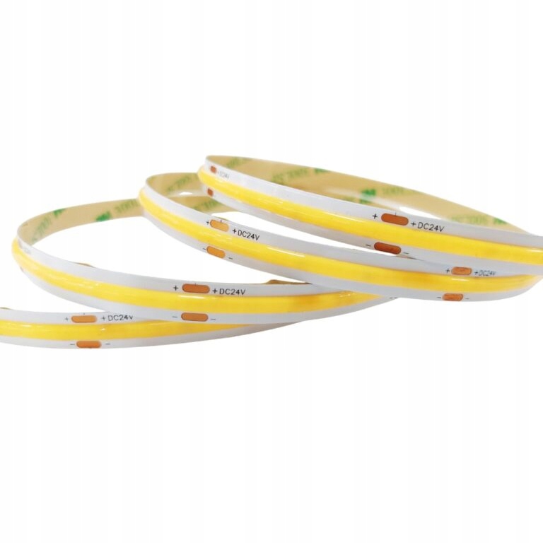 10 m Cob Led pásik Biela Teplá 3000K 24V Premium 480 LED/m 10W CRI90