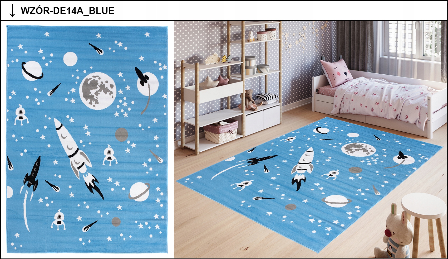 DYWAN PASTELOWY 80x150 KOSMOS MIŚ PANDA SÓWKI Marka DYWANY CHEMEX