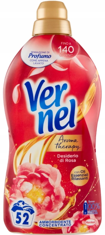 

Vernel Aromatherapy Płyn do Płukania Rosa 52p 1.3l